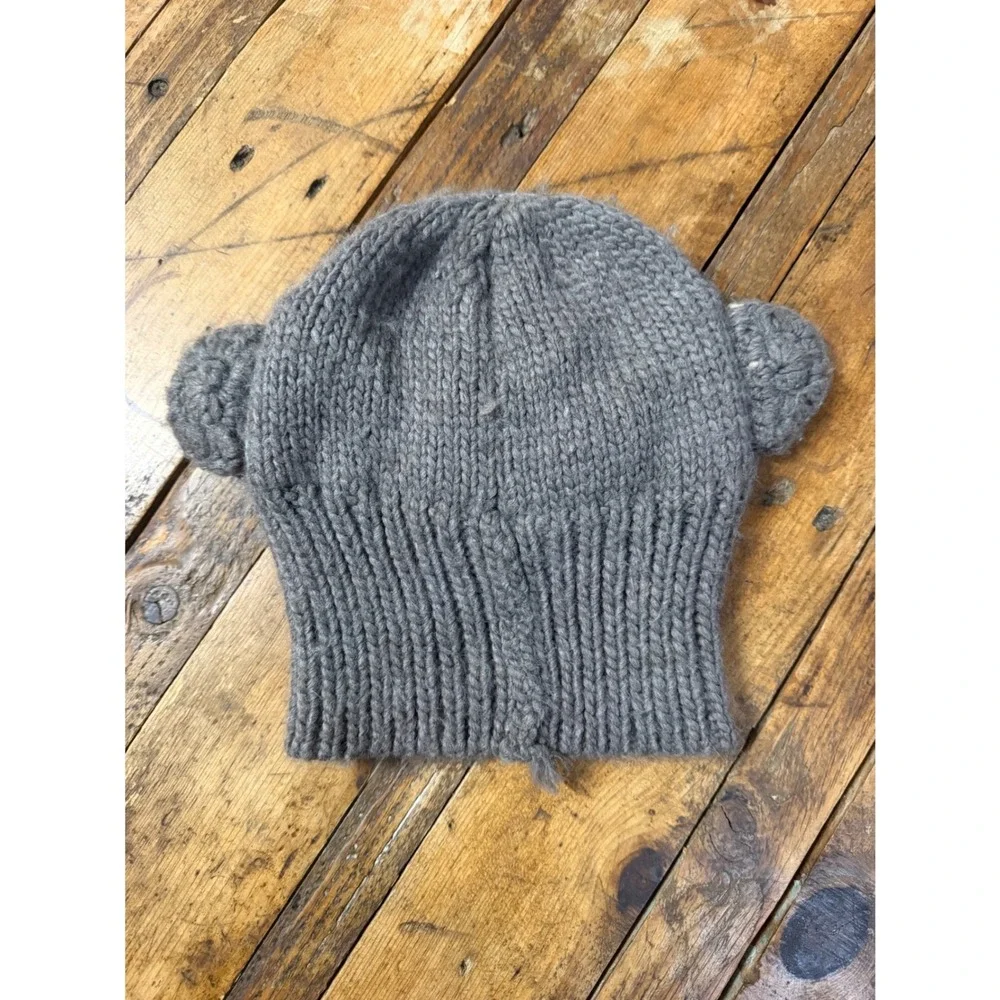 Joules Kids Monkey Beanie Hat Age 4 7 Chunky Knit Animal Ears Face Winter